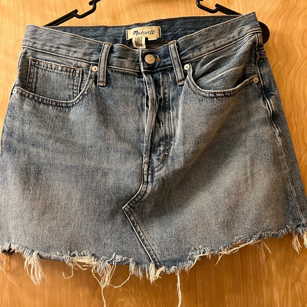 Madewell jean skirt